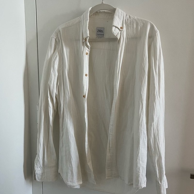 Рубашка льняная Zara